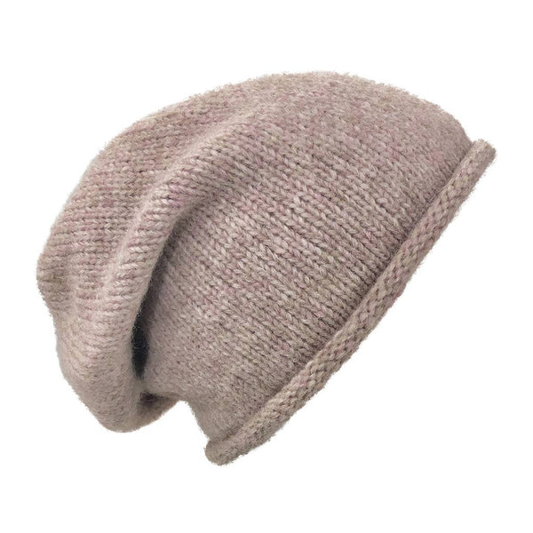 Blush Essential Knit Alpaca Beanie Hat