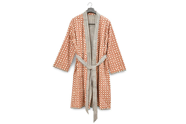 Block Print Reversible Robe