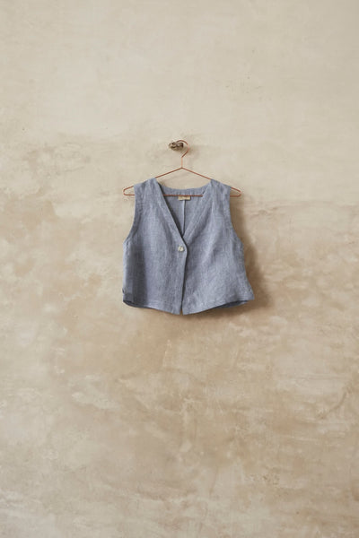 Pau Román Llanura Linen Top