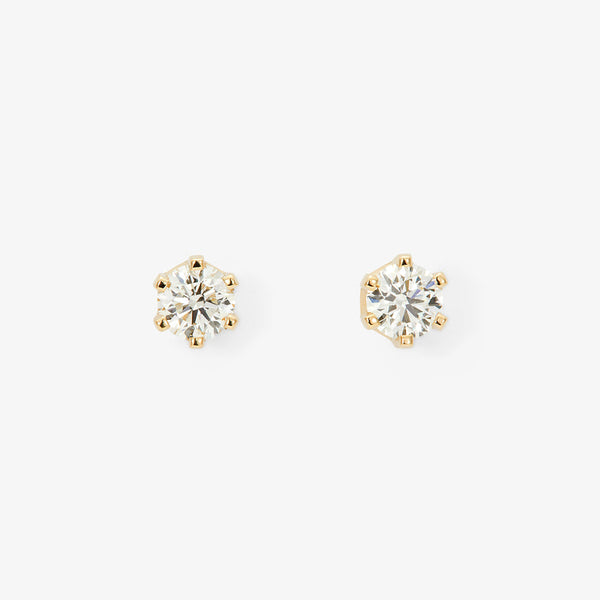 3.5mm White Diamond Studs