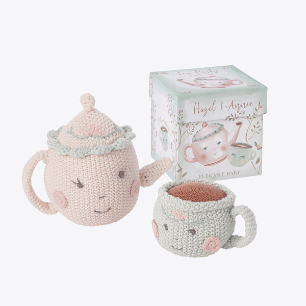 Hand-Crocheted Rattle Set
