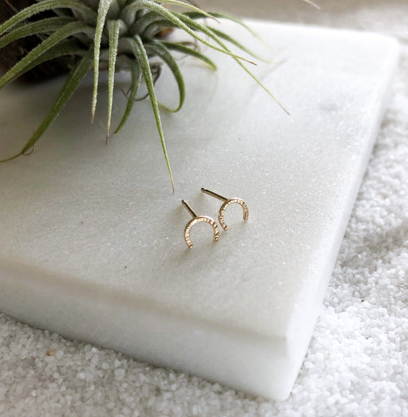 Mini Horseshoe Studs