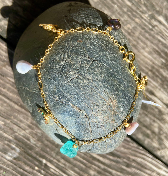 Charm Bracelet Thin Chain