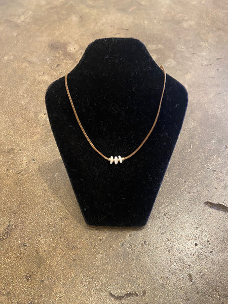 Dreamweave Luxe Mini Puka Bar Choker