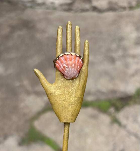 Via Mare Orange Sunrise Ring