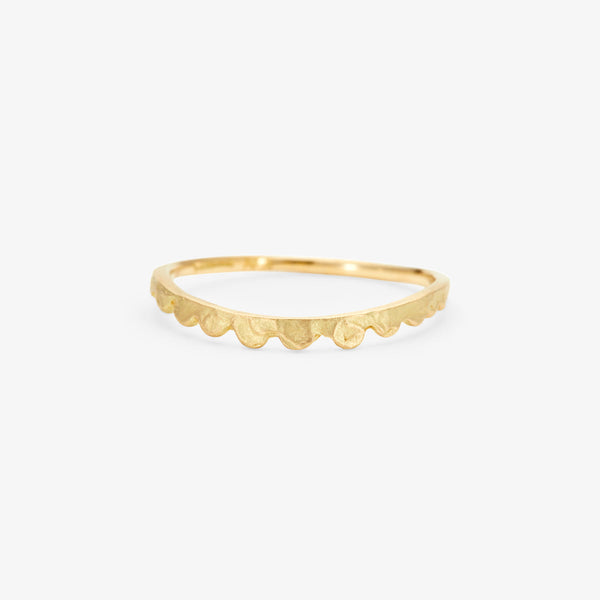 Scalloped Swell Ring
