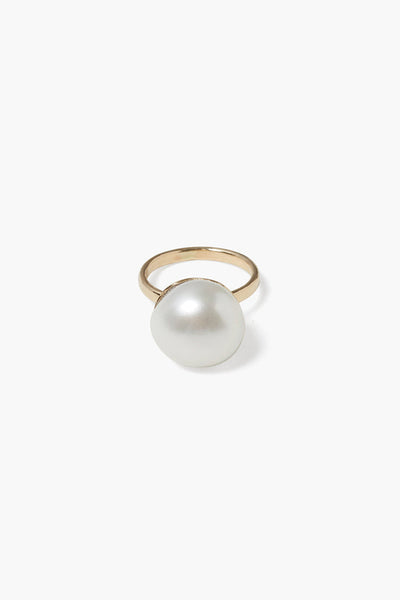 14k White Pearl Monaco Ring