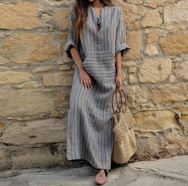 Striped Maxi Dress