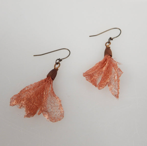 Simple Mesh Tassel Earring