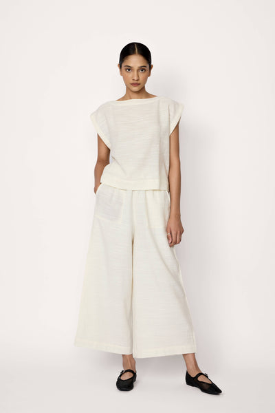 Everyday Top - Ivory Cotton