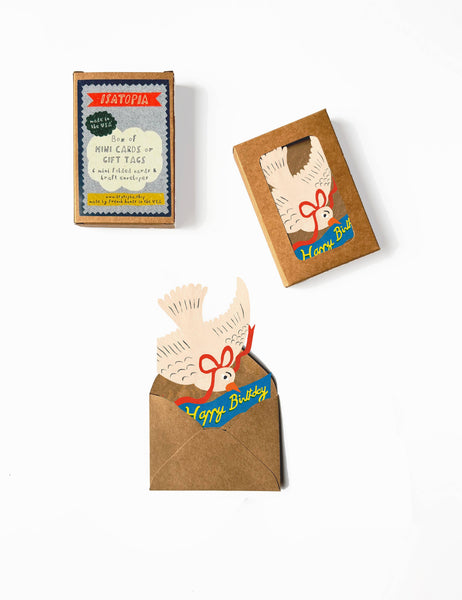 Happy Birthday Bird Mini Cards