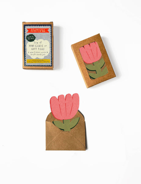 Blooming Flower Mini Cards