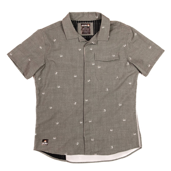 Oleu Boardshirt Seabirds Charcoal